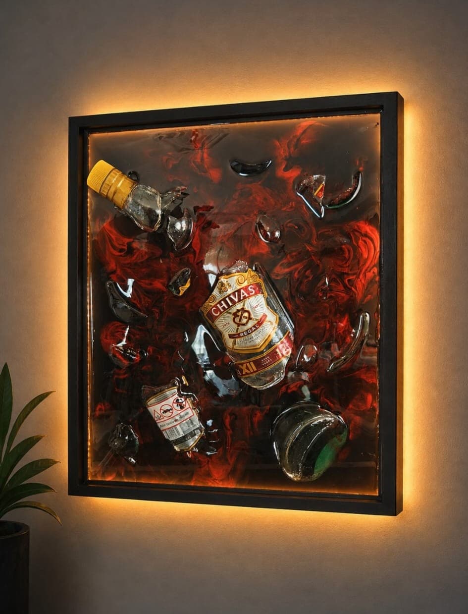 Chivas Regal — Kızıl Reçine LED Pano